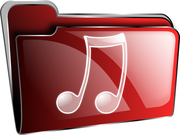 Music Folder Icon 7 by gterritory 