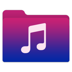 HP Music Folder Icon | Hydropro Iconset | Media Design