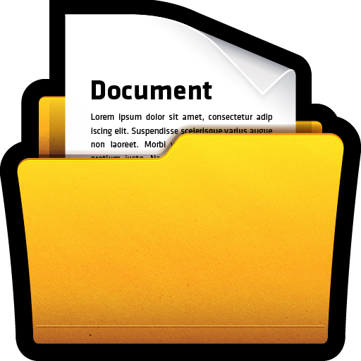 Folder My Documents Icon - Dark Light Suite Icons 