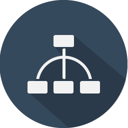 Local area network icon. Flat  Stock Vector  stalkerstudent 