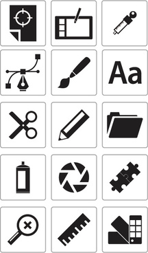 Business and office set of different vector web icons | Stock 