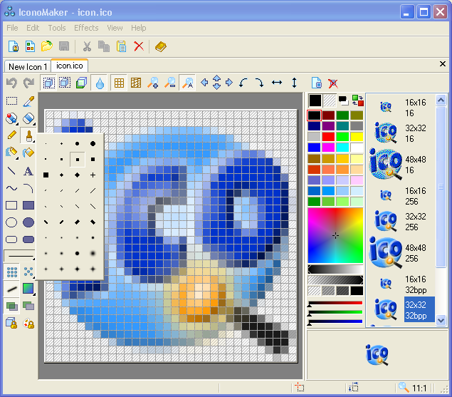 X-icon Editor, the online site icon create tool | Designer.apps
