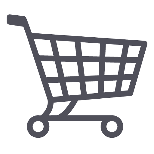 Online shopping cart vector sketch icon isolated on background 