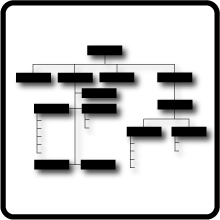 organisation, Flow, chart, Organization icon