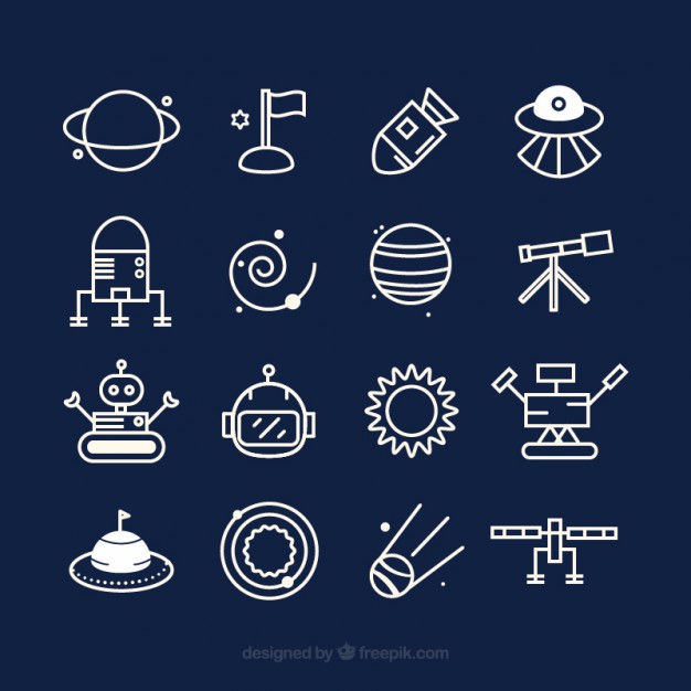 Astronomy, moon, outer space, rock, science, space icon | Icon 