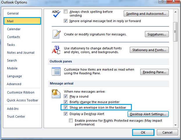 Outlook 2013: Change Menu from Text to Icons