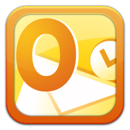 Free orange ms outlook icon - Download orange ms outlook icon