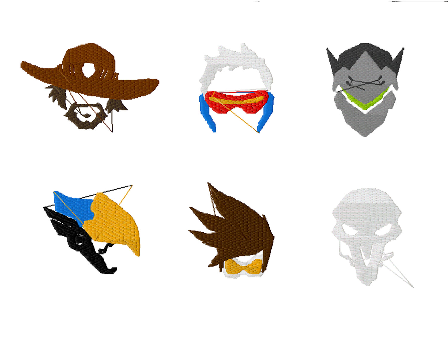 Overwatch Hero Icon Stickers