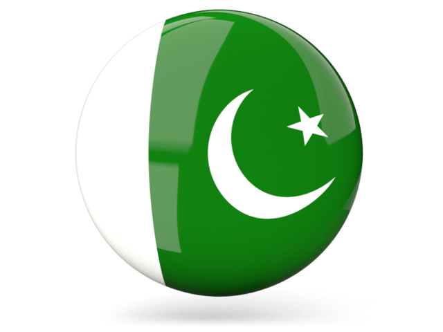 Sphere icon. Illustration of flag of Pakistan