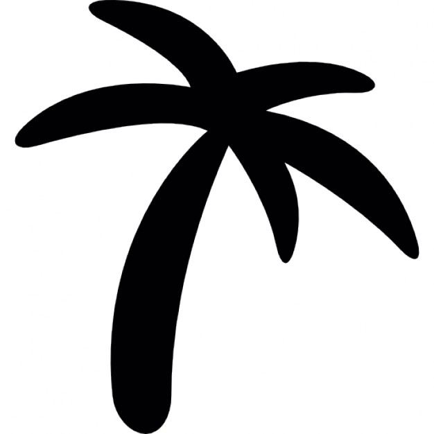 Free black palm tree icon - Download black palm tree icon