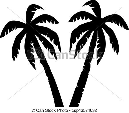 Palm tree icon image vector illustration design vector clipart 
