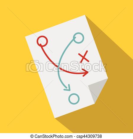 Tissue paper icons in flat style Royalty Free Vector Image