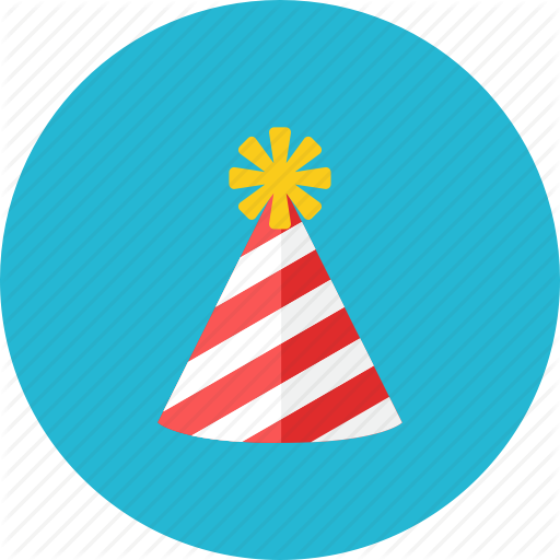 Party Hat Icon | Swarm App Sticker Iconset | Sonya
