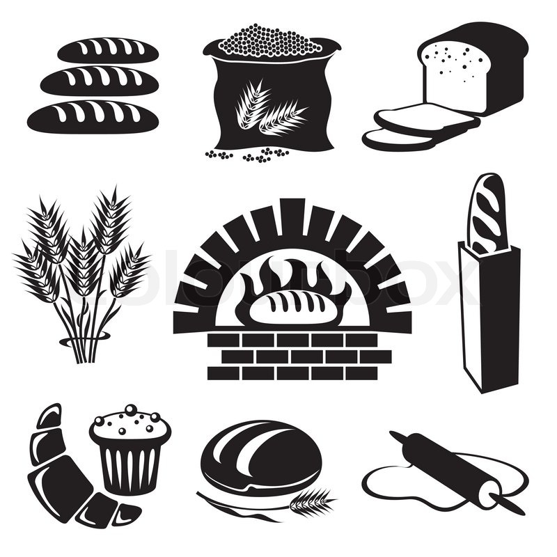 Rolling, Pen, Pastry, Dough, Cooking, Food Icon - Food  Drinks 