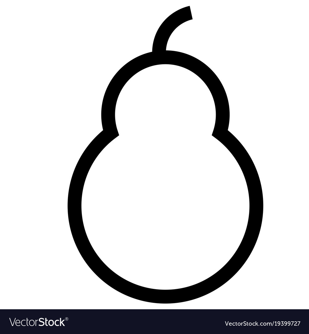 Pear Icon Outline - Icon Shop - Download free icons for commercial use