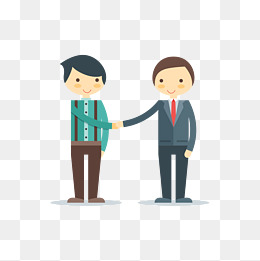 Business people handshake, businessman and businesswoman hand 