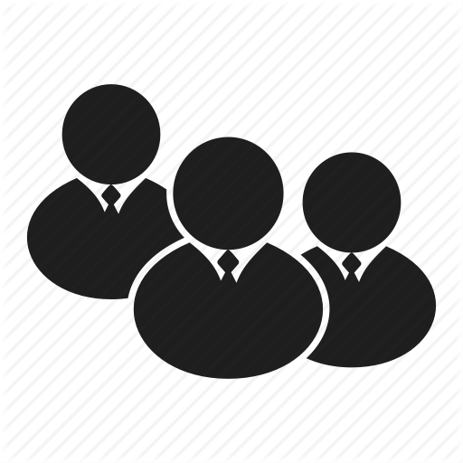 Multiple users silhouette Icons | Free Download