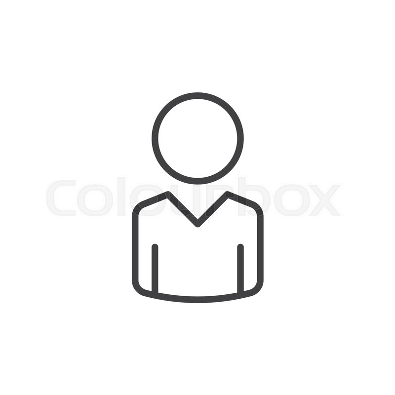 Person outline Icon | Material UI