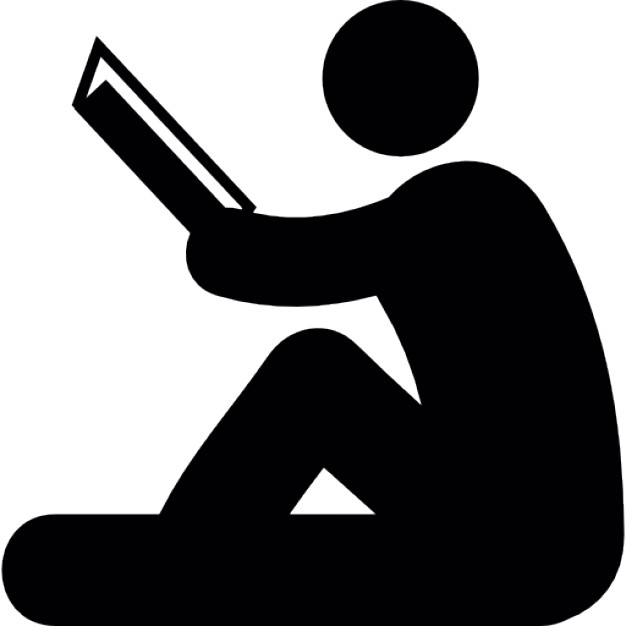 Reading Person, Library Icon Royalty Free Cliparts, Vectors, And 