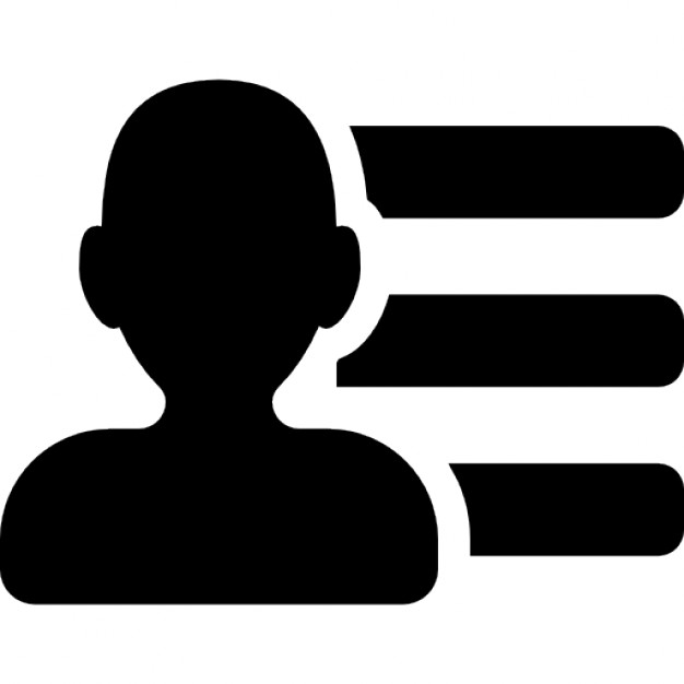 Profile Personal Account Information Bio Icon Stock Illustration 
