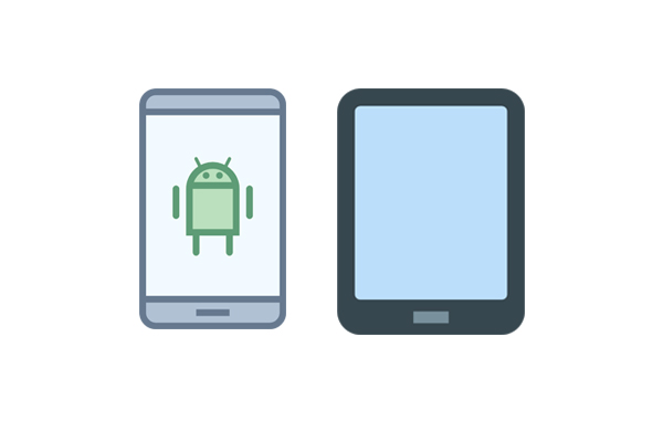 Clipart - Android phone green