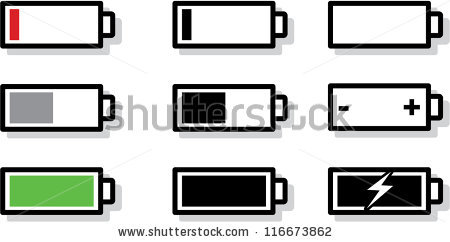 Phone Battery Icon - Download Free Vector Art, Stock Graphics  Images