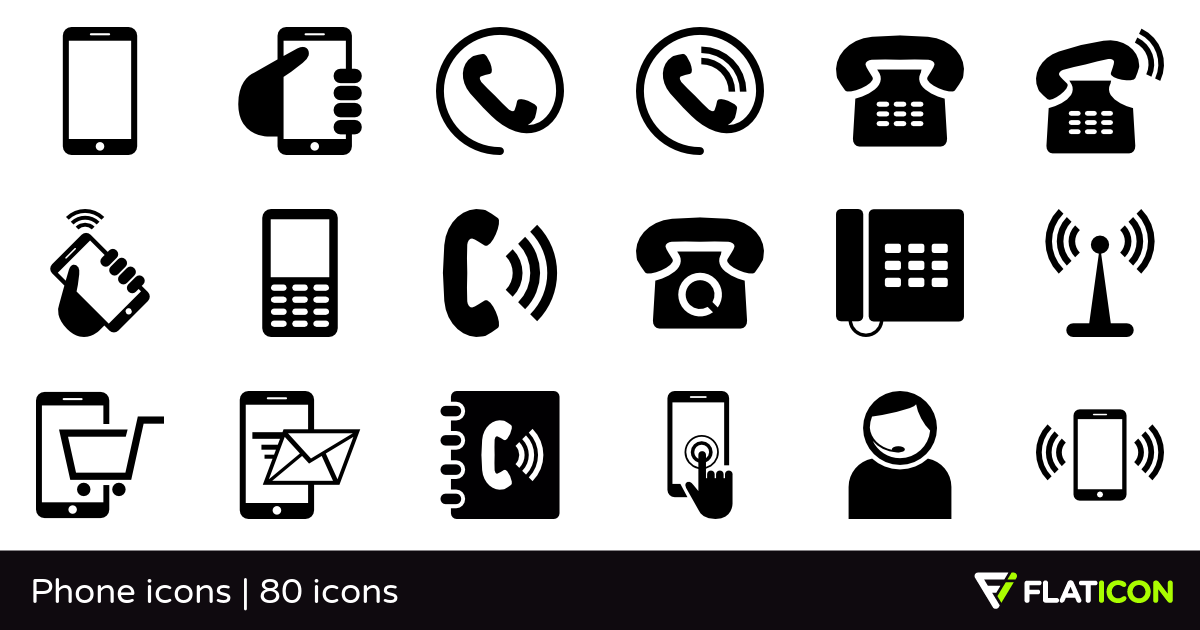 Contact icons in circle and square set - mobile Vector Image