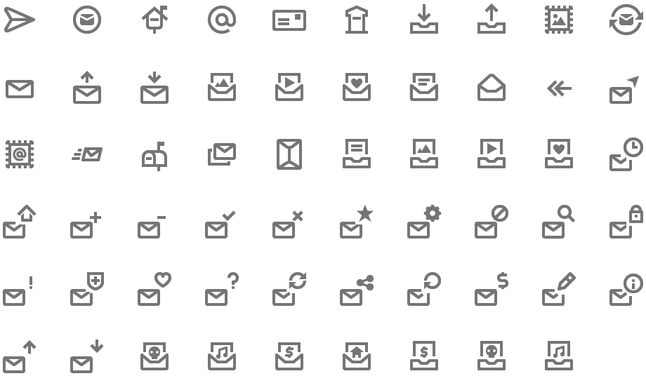 Email Icons - 7,976 free vector icons