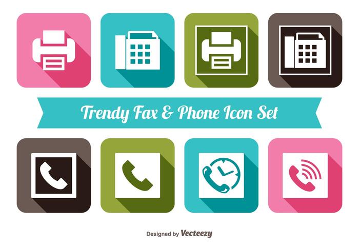 Free vector graphic: Icons, Office, Contact, Email, Fax - Free 