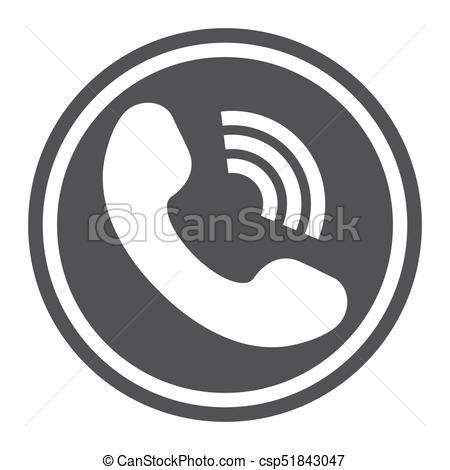 Phone sign icon. Support symbol. Call center. Circle flat button 