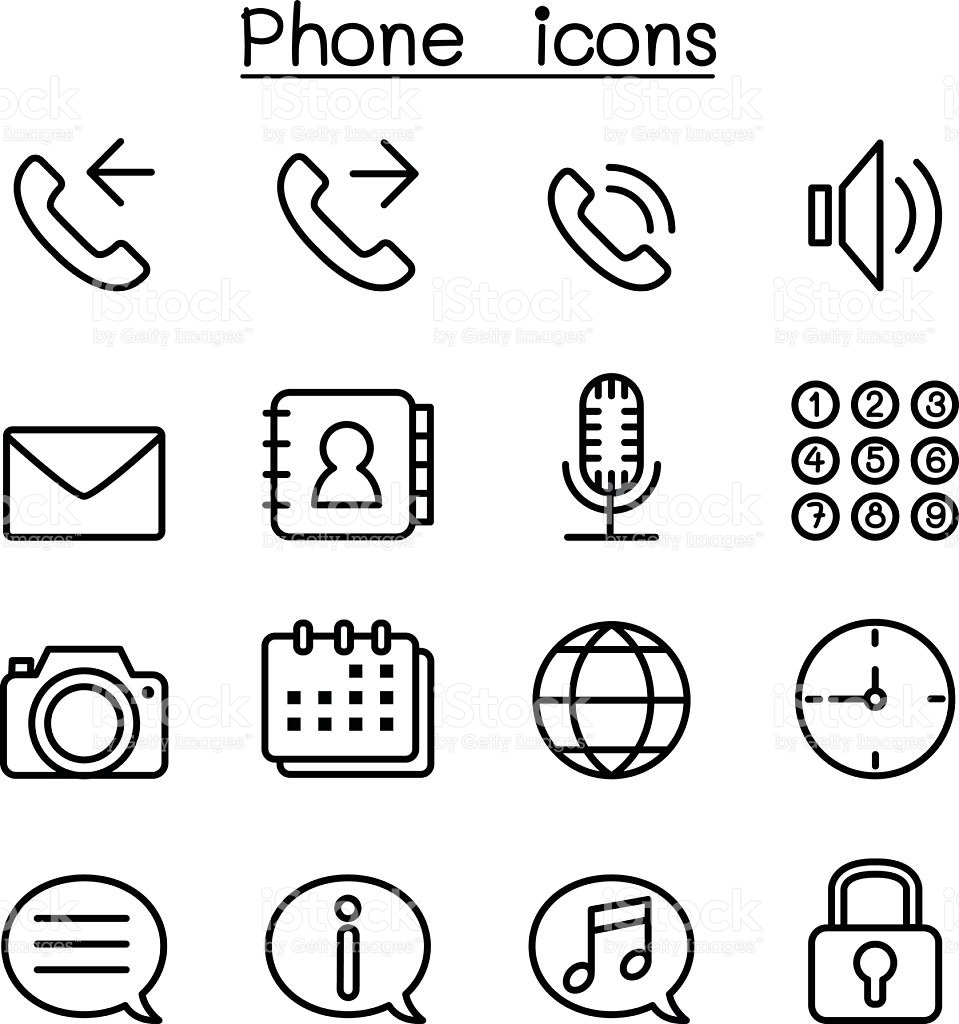 Phone icons Vector | Free Download