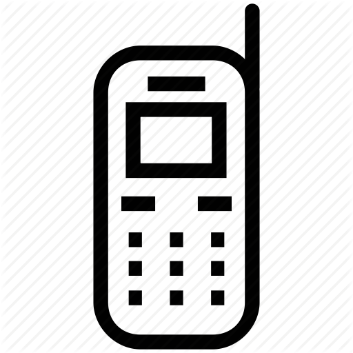 Phone icon - white app button Royalty Free Vector Image