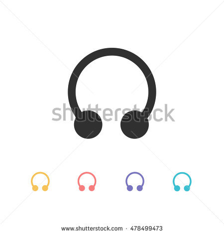 Human Ear With Piercing Icon Outline Stock Vector - Illustration 