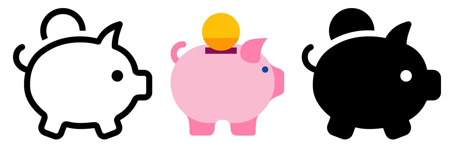 Piggy bank Icon | Flatastic 11 Iconset | Custom Icon Design