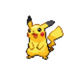 Minimalist Pikachu Icon (Free to use) by Jedflah 