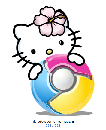 Chrome Kitten Icon by xfe 