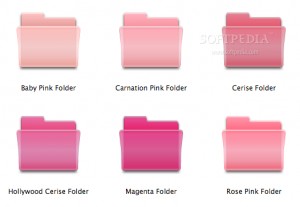 Pink Folder Icon | Public domain vectors