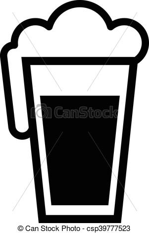 Beer Glass Icon Iweb Sign Symbol Stock Illustration 435147043 
