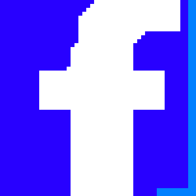 How To Draw Pixel Art Facebook Logo - YouTube