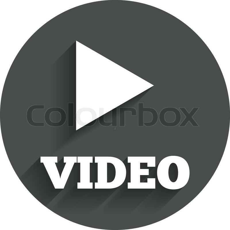 White video play icon - Free white video icons
