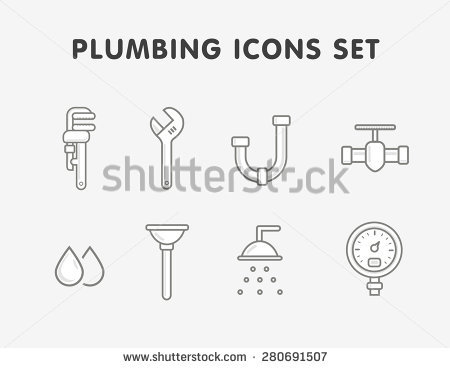 Plumbing Icons Stock Vector Art  More Images of 2015 476601652 
