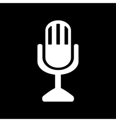 Old style microphone icon from Line collection. | Icon Alone