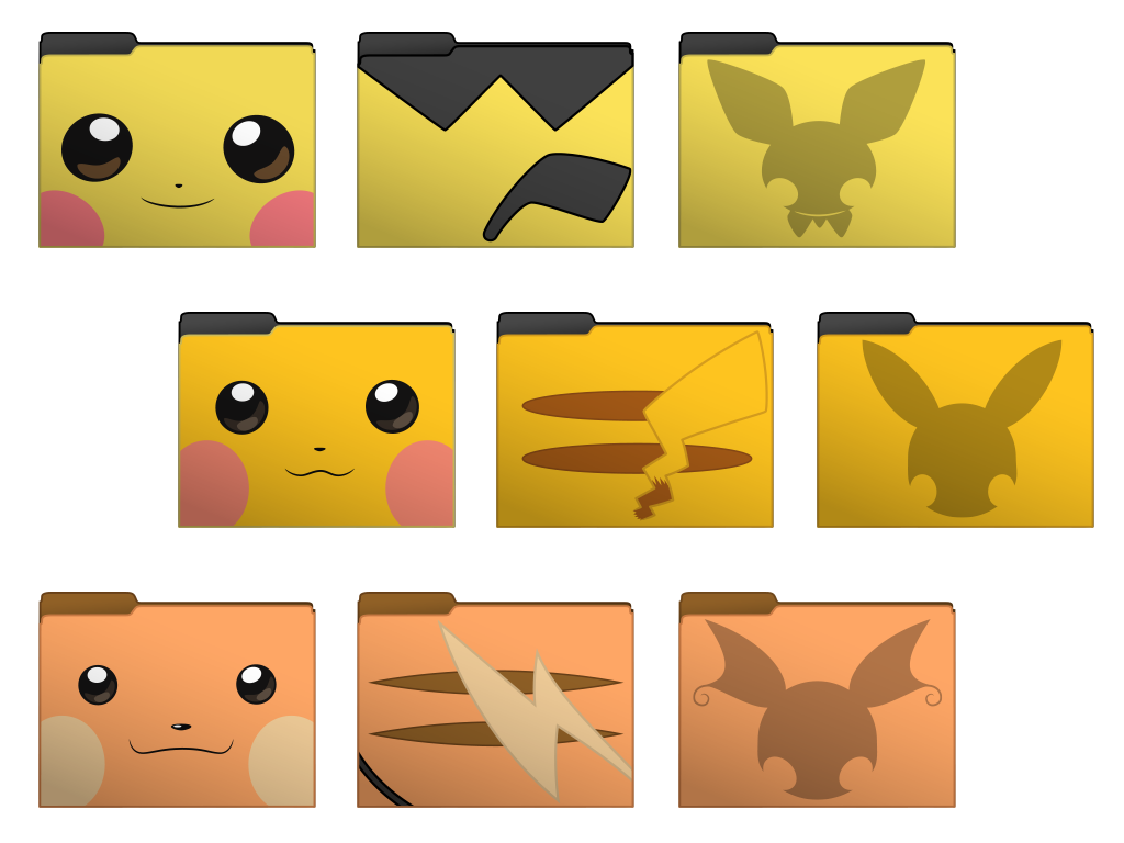 Pokeball Folder Icon Set : pokemon