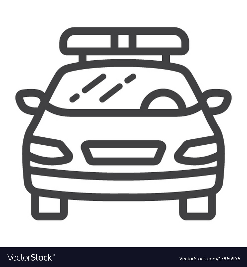 Police car front Icons | Free Download