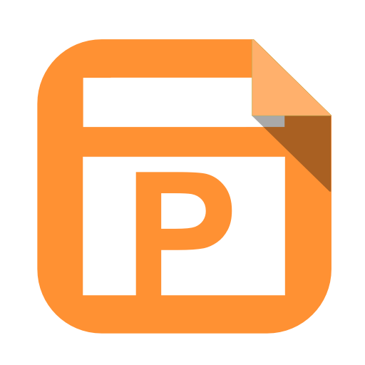 Ppt business presentation file format symbol - Free business icons
