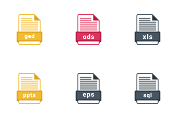 Pptx presentation file extension Icons | Free Download