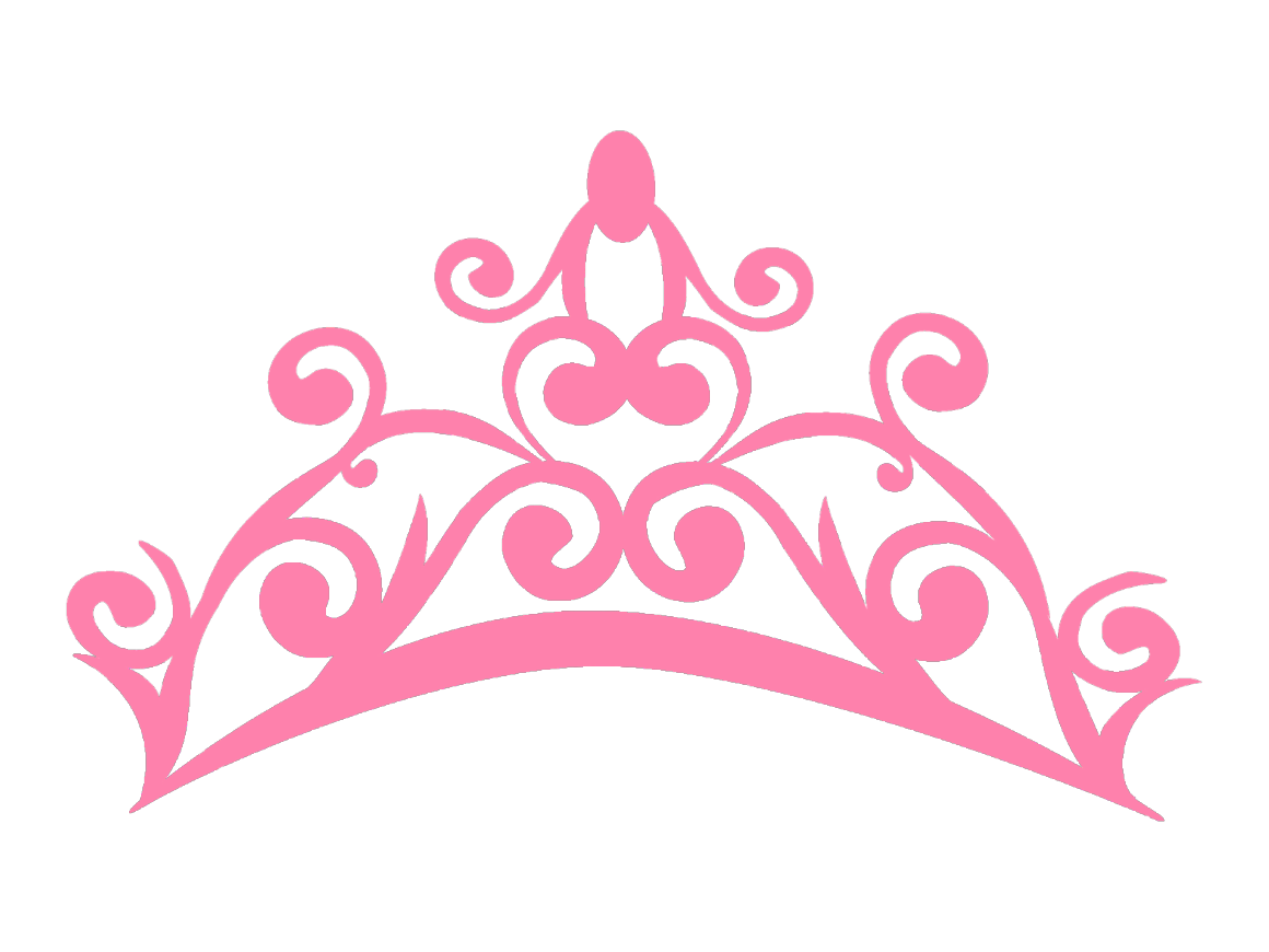 Princess crown icon digital red for any design isolated on 