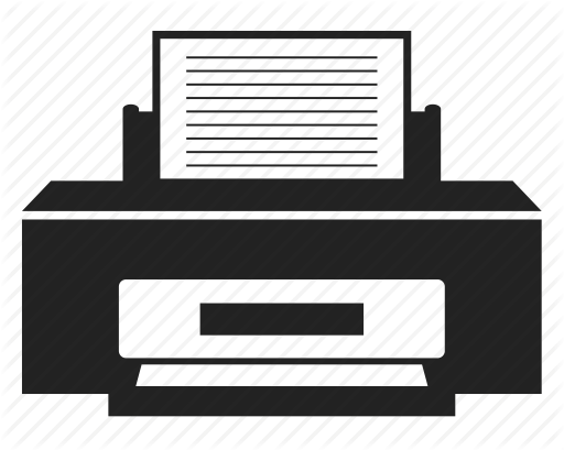 Print Icon | Warm Toolbar Iconset | AvoSoft