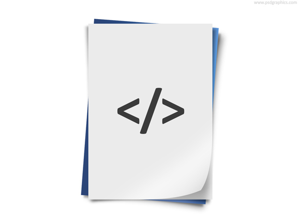 Code sign icon. Programming language symbol. Circle flat button 
