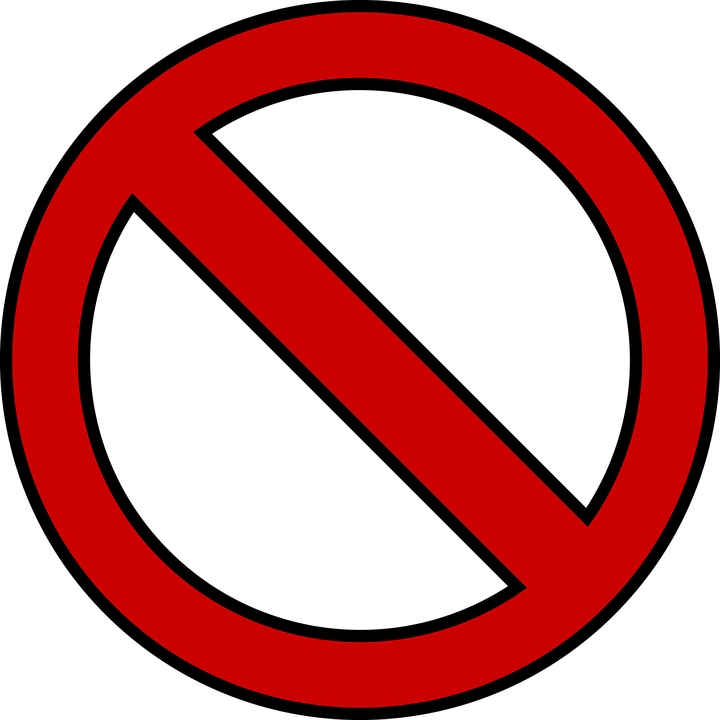 Ban, disabled, forbidden, no entry, prohibited, restrict 